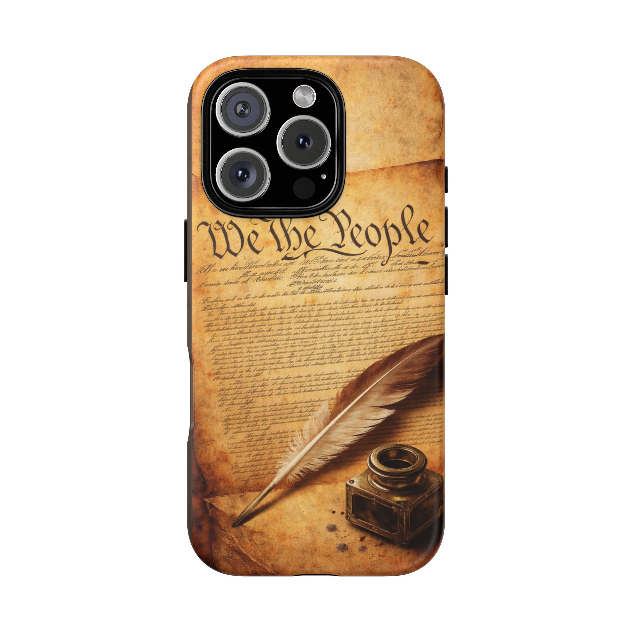 Patriotic "We The People" Phone Case — Vintage Constitution Design