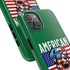 American Dog Flag Tough Phone Case — Patriotic USA Phone Case