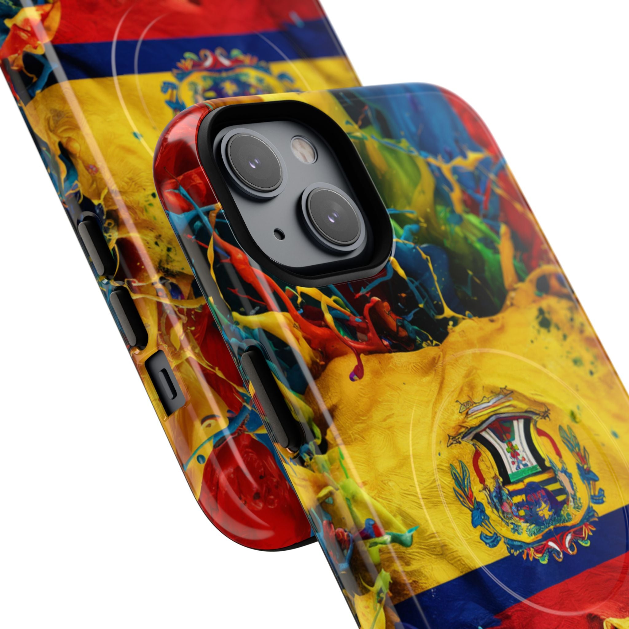 Paint Splash Phone Case, Ecuadorian design fits Iphone 14-16