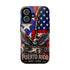 Puerto Rico Eagle Tough Magnetic Phone Case — Patriotic USA & PR Flag Design
