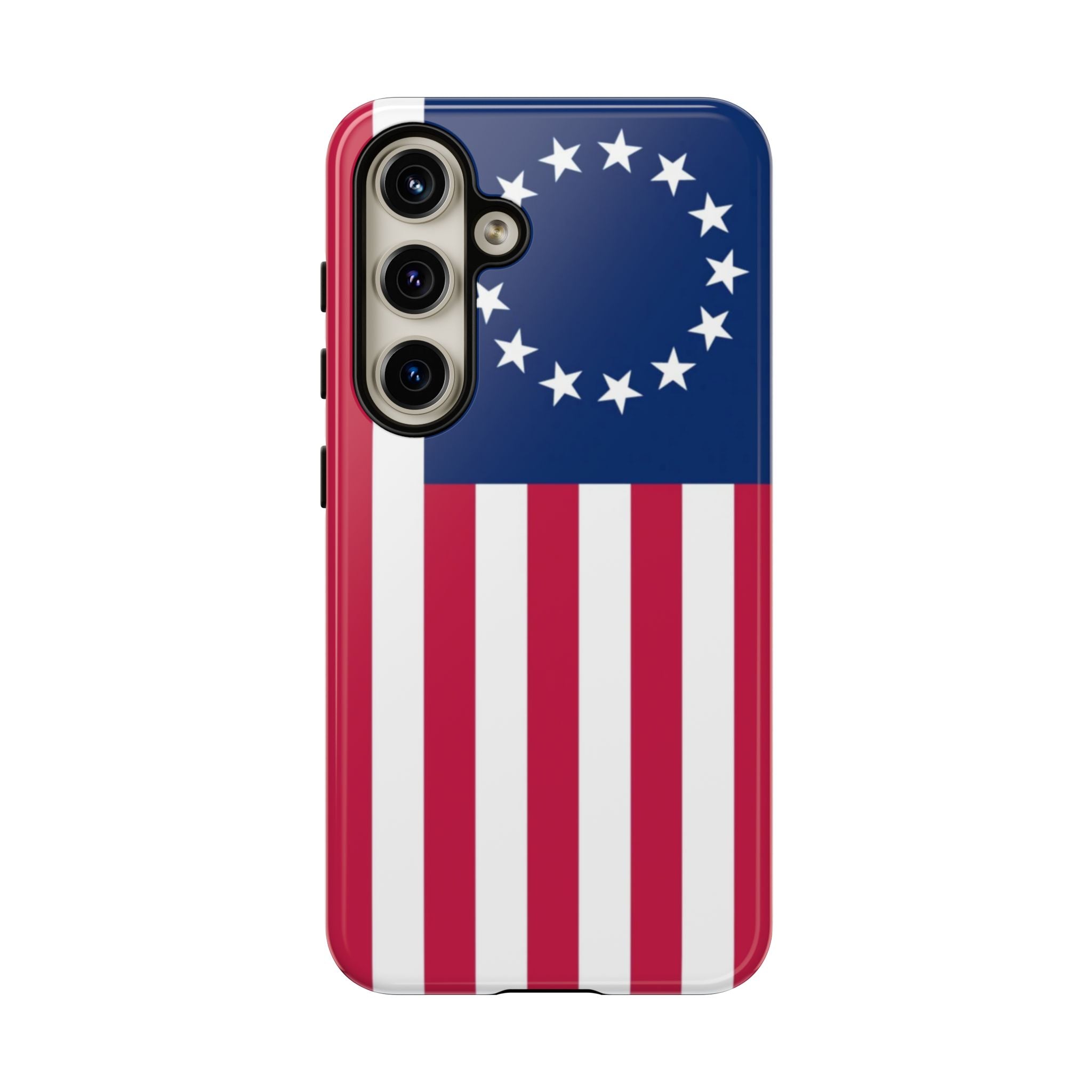Betsy Ross Flag Tough Phone Case — Patriotic 13-Star American Protective Cover
