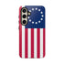 Betsy Ross Flag Tough Phone Case — Patriotic 13-Star American Protective Cover