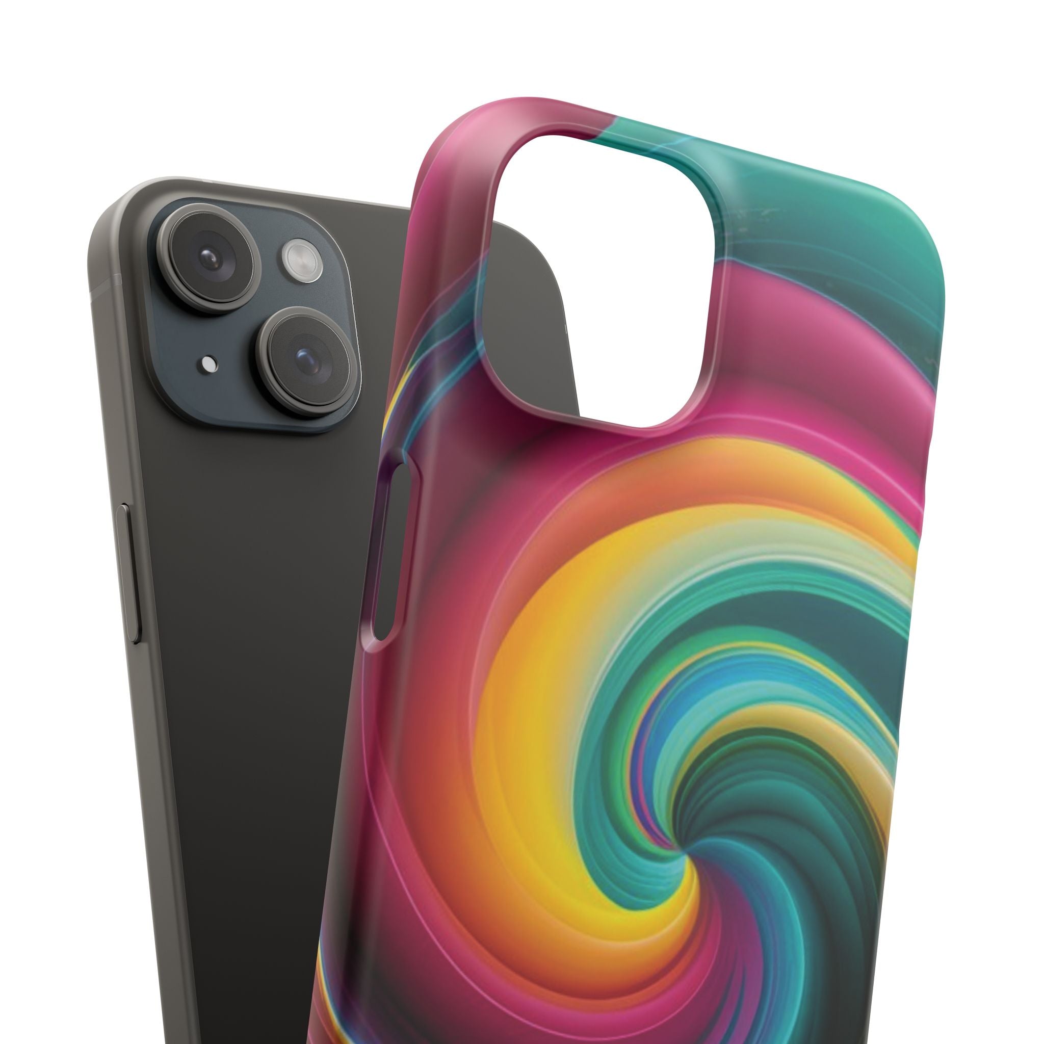 Colorful Abstract Swirl Phone Case I phone 18-13