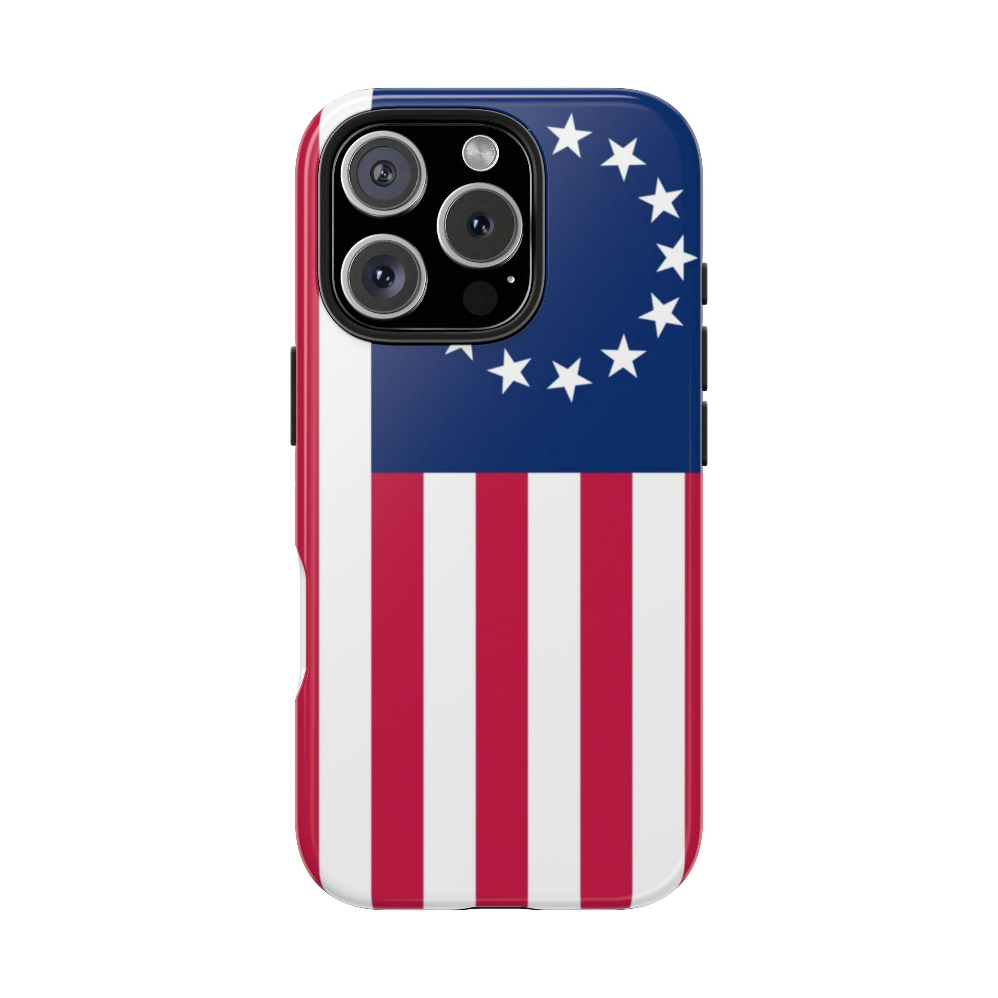 Betsy Ross Flag Tough Phone Case — Vintage 13-Star American Patriotic Cover