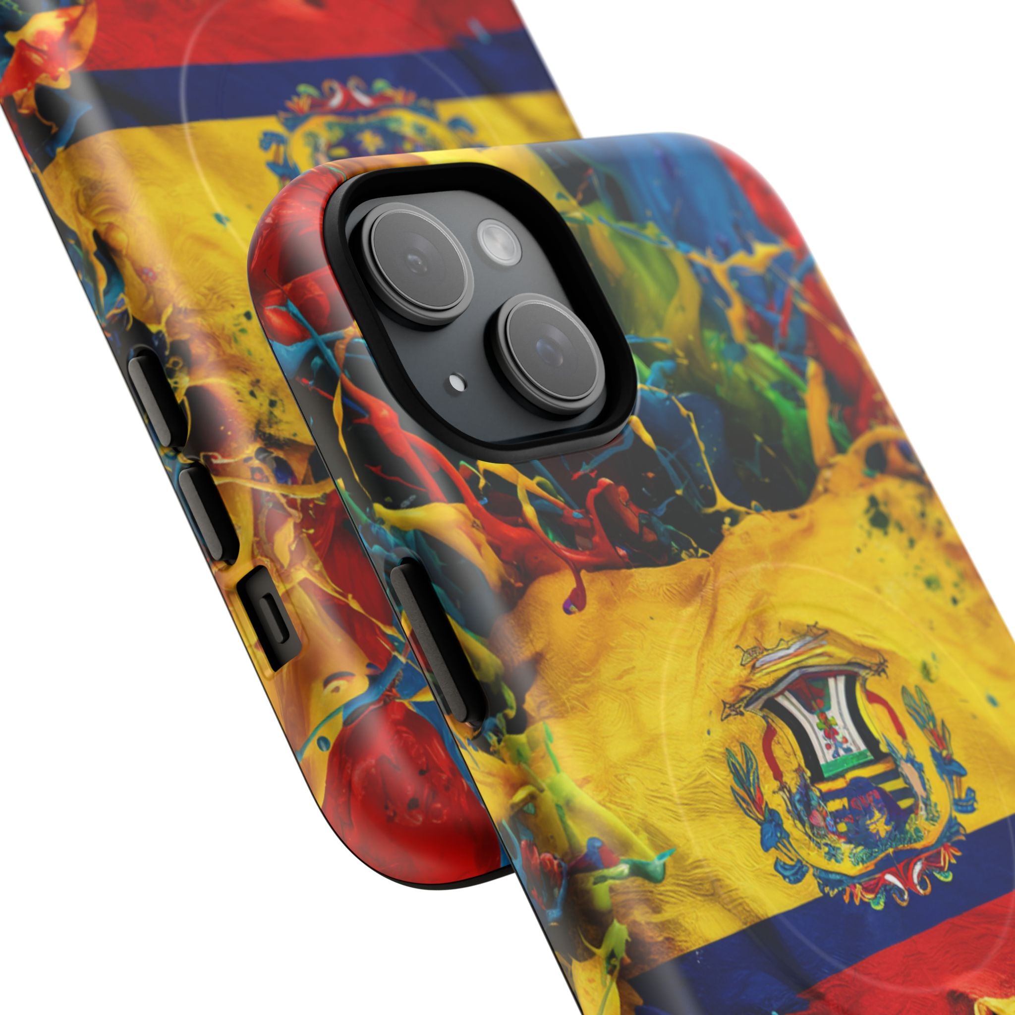 Paint Splash Phone Case, Ecuadorian design fits Iphone 14-16