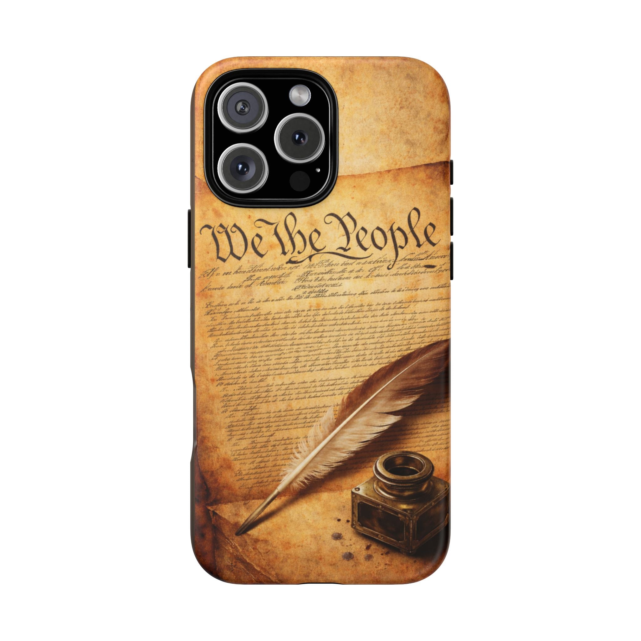 Patriotic "We The People" Phone Case — Vintage Constitution Design