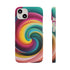 Colorful Abstract Swirl Phone Case I phone 18-13