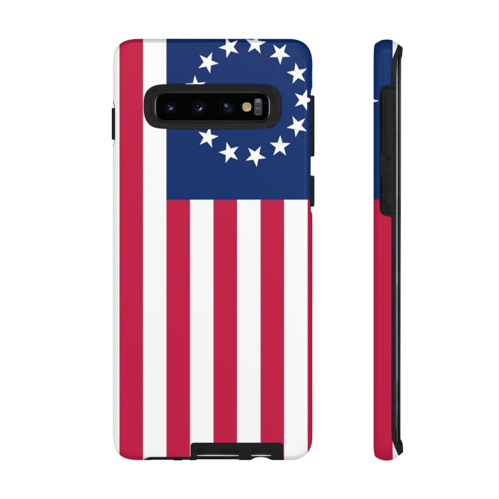 Betsy Ross Flag Tough Phone Case — Patriotic 13-Star American Protective Cover