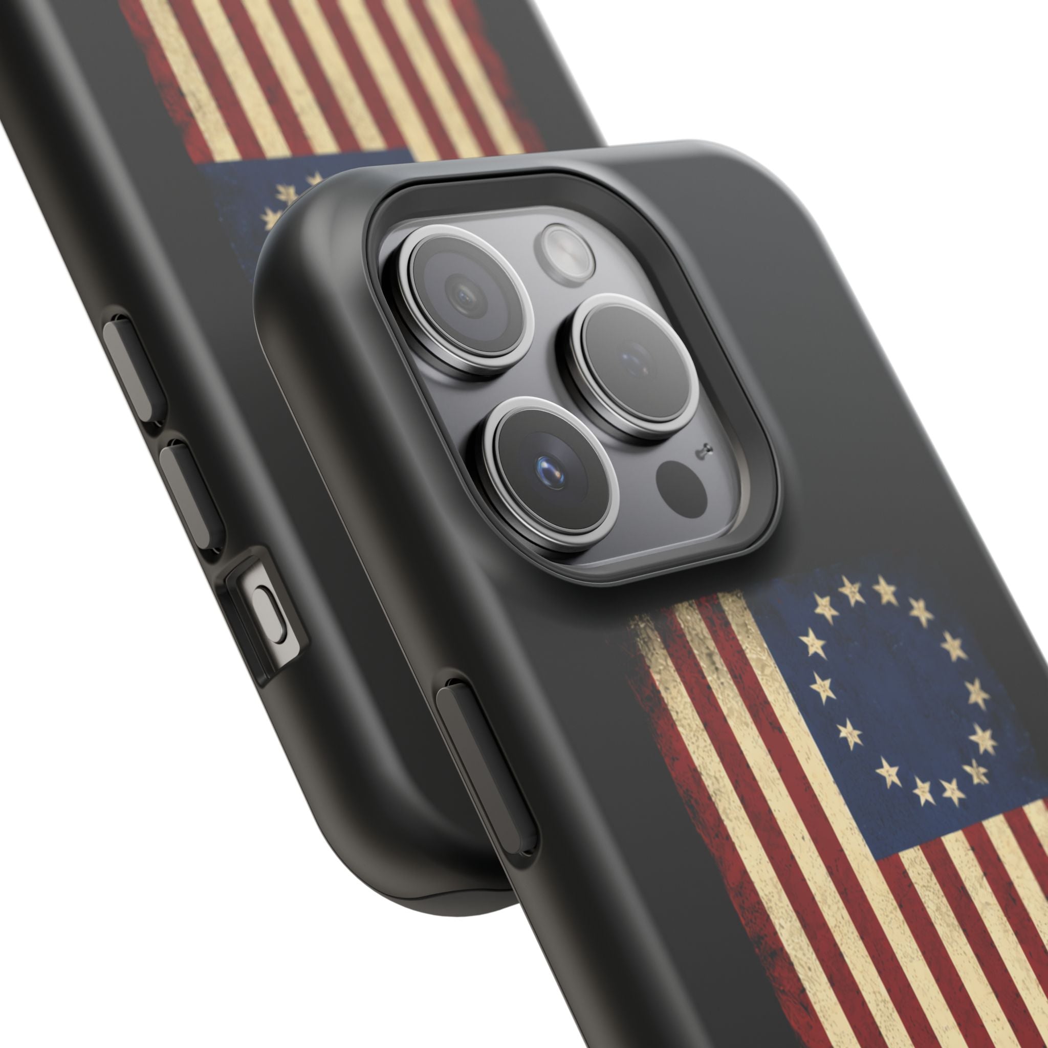 Phone Case — Vintage Betsy Ross Flag "We the People" Magnetic Impact-Resistant Case