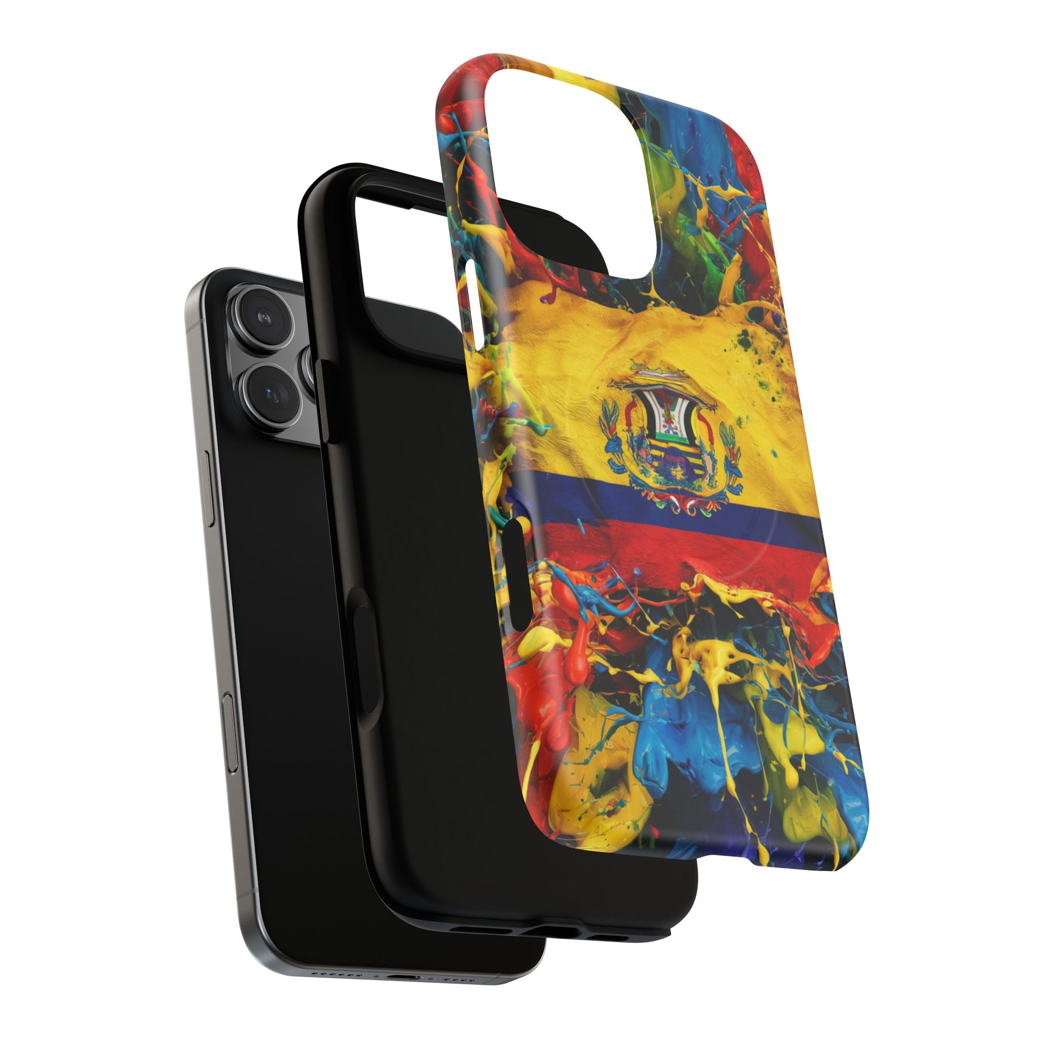 Paint Splash Phone Case, Ecuadorian design fits Iphone 14-16
