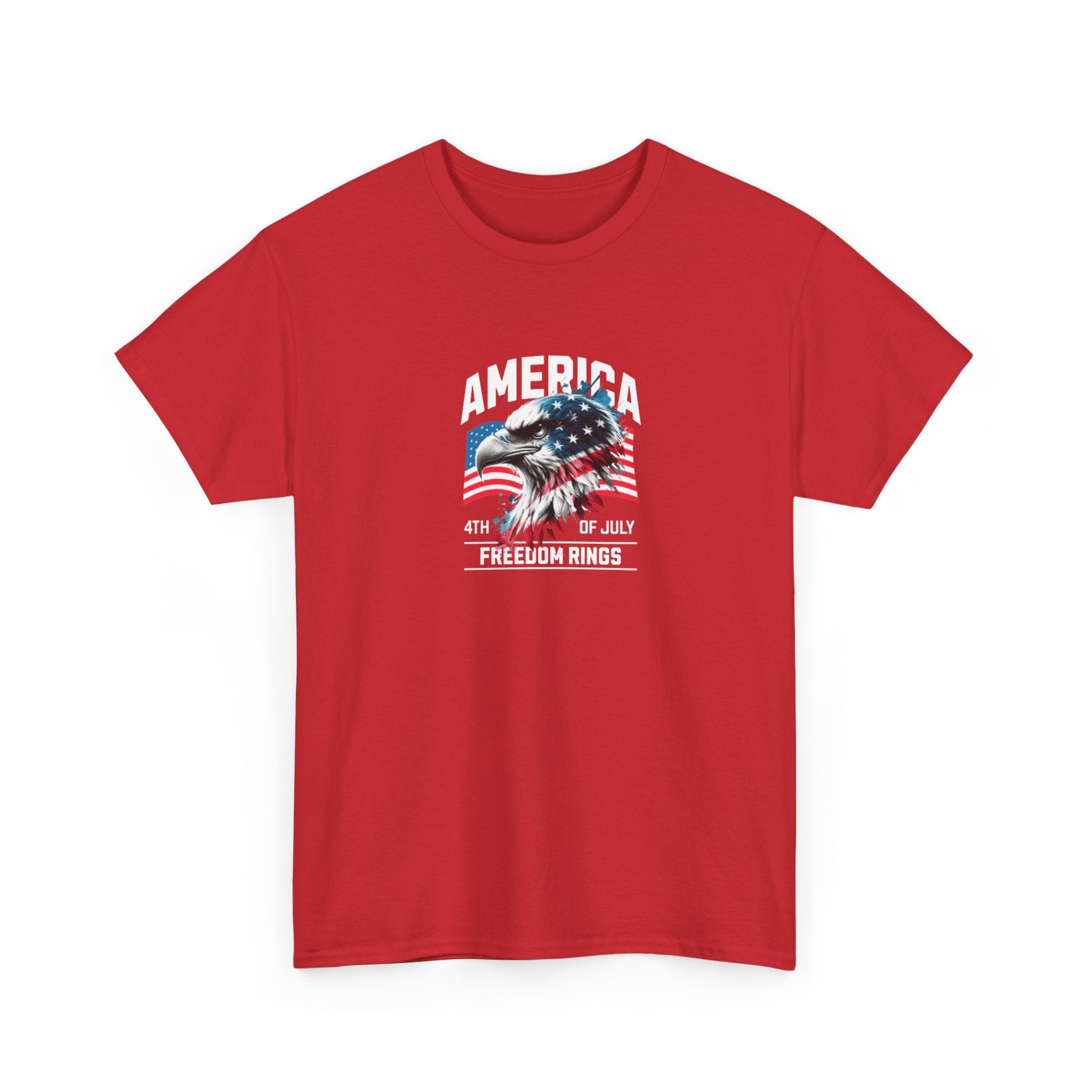 American Eagle Flag T-Shirt — Freedom Pride Patriotic Tee