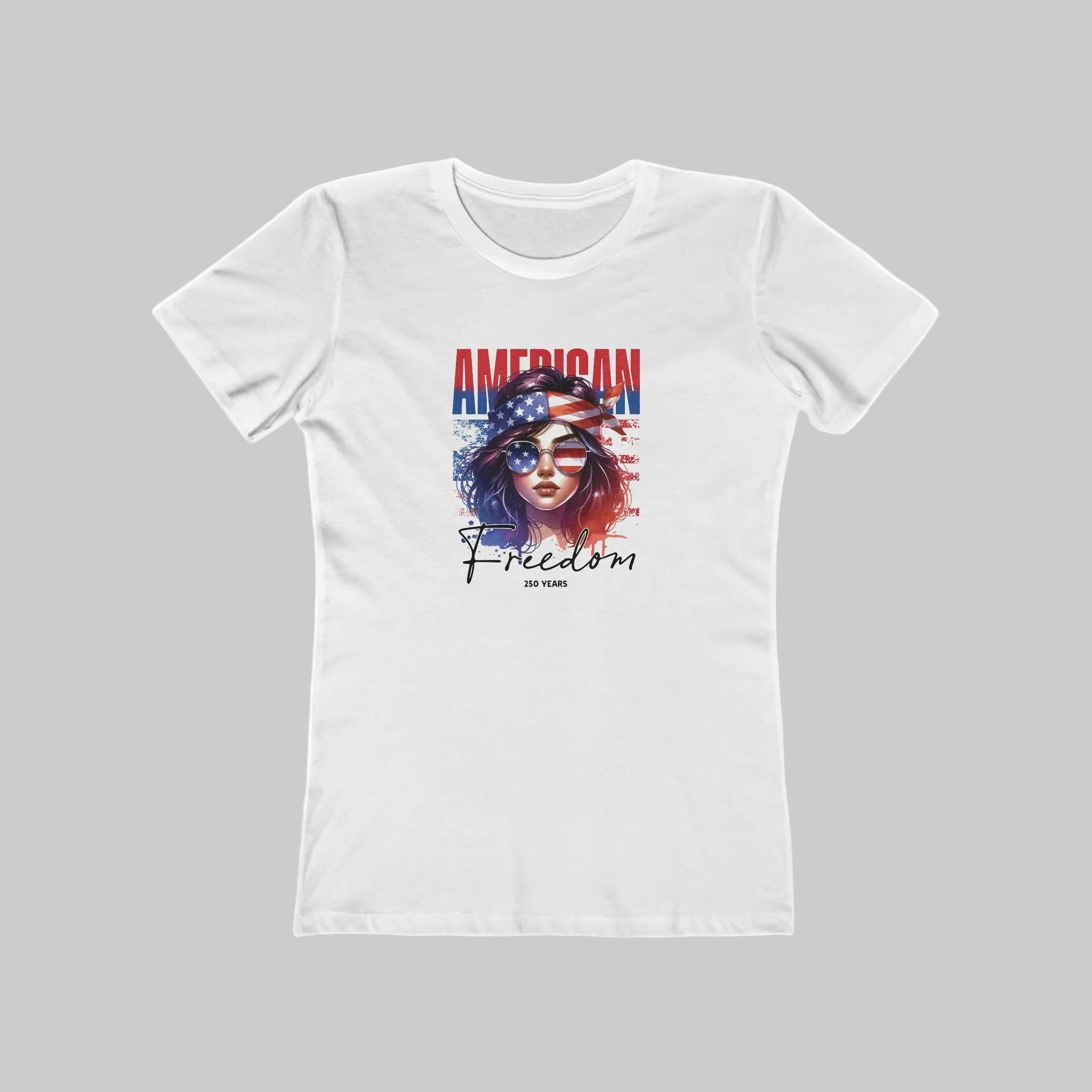 American Freedom Graphic Tee — Women's Boyfriend Fit
