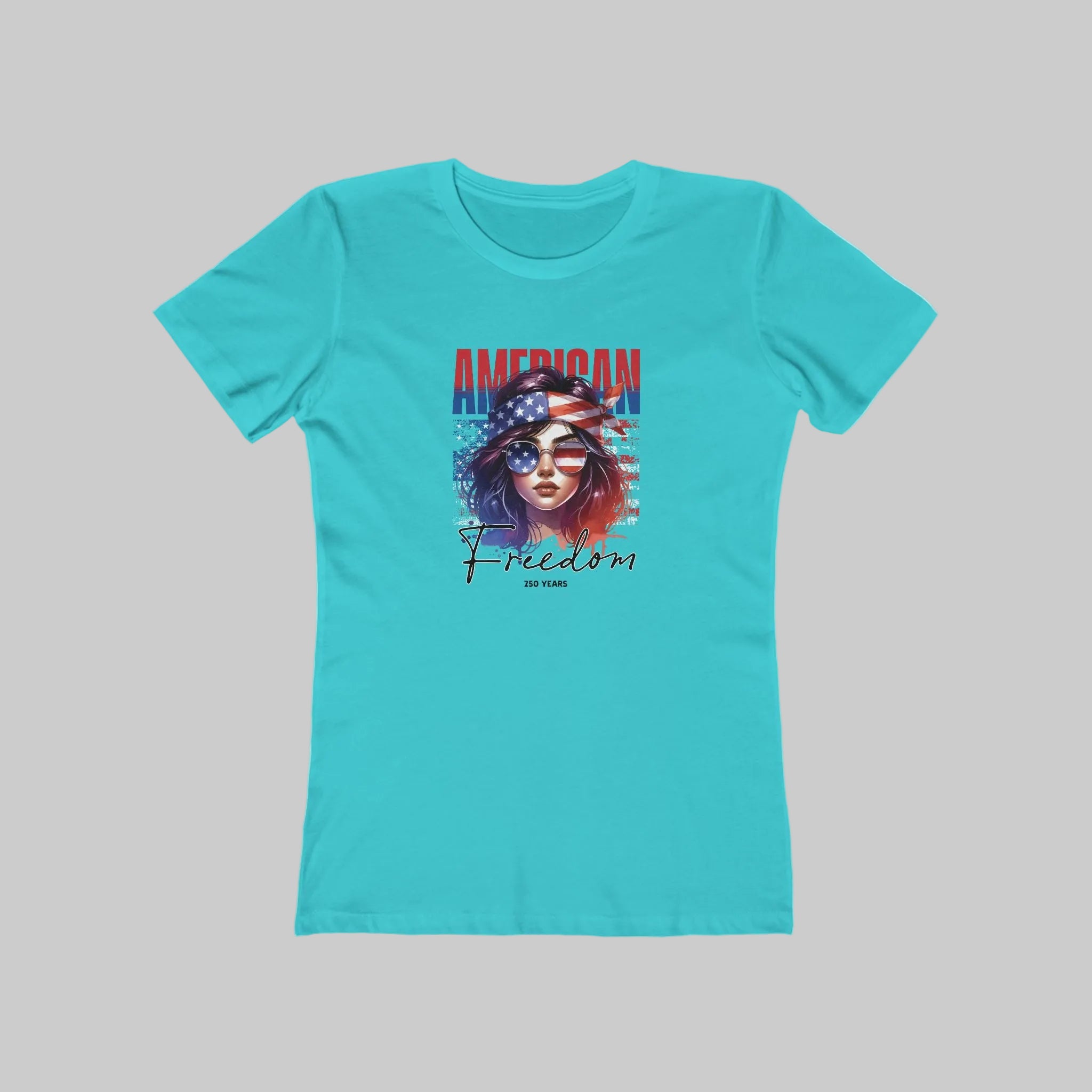 American Freedom Graphic Tee — Women's Boyfriend Fit