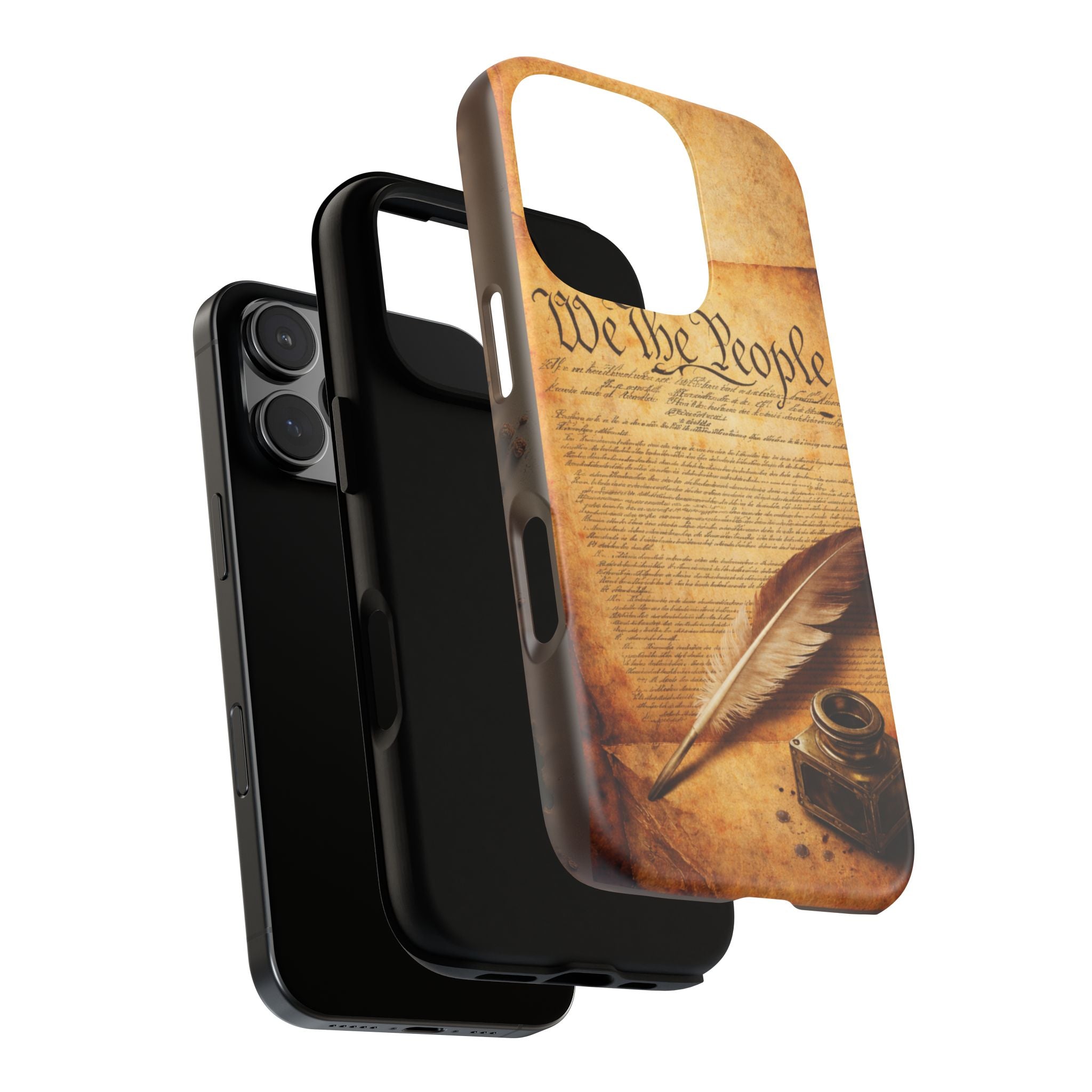 Patriotic "We The People" Phone Case — Vintage Constitution Design