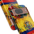 Phone Case, Ecuadorian Flag Paint Splash Design For Samsung And Google Pixel