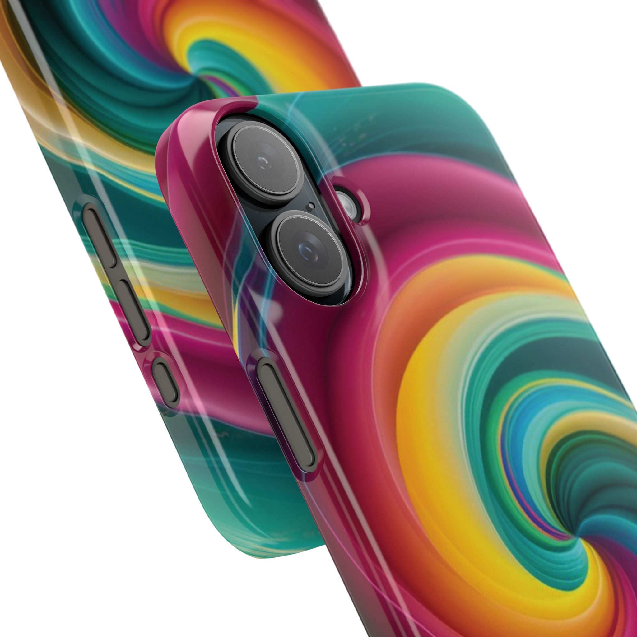 Colorful Abstract Swirl Phone Case I phone 18-13