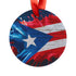 Personalized Ornament Puerto Rican Flag Coqui Frog.