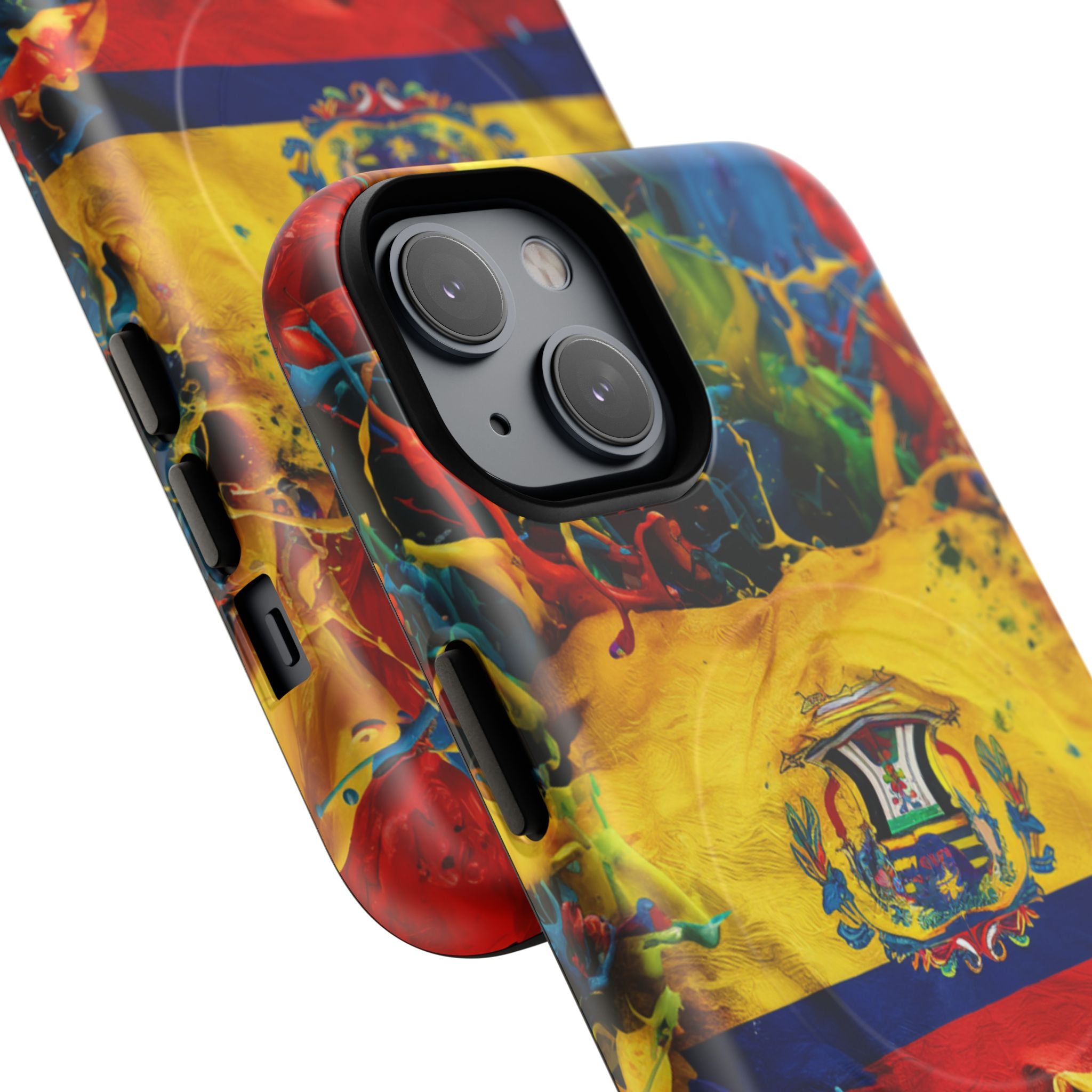 Paint Splash Phone Case, Ecuadorian design fits Iphone 14-16