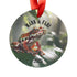 Personalized Ornament Puerto Rican Flag Coqui Frog.
