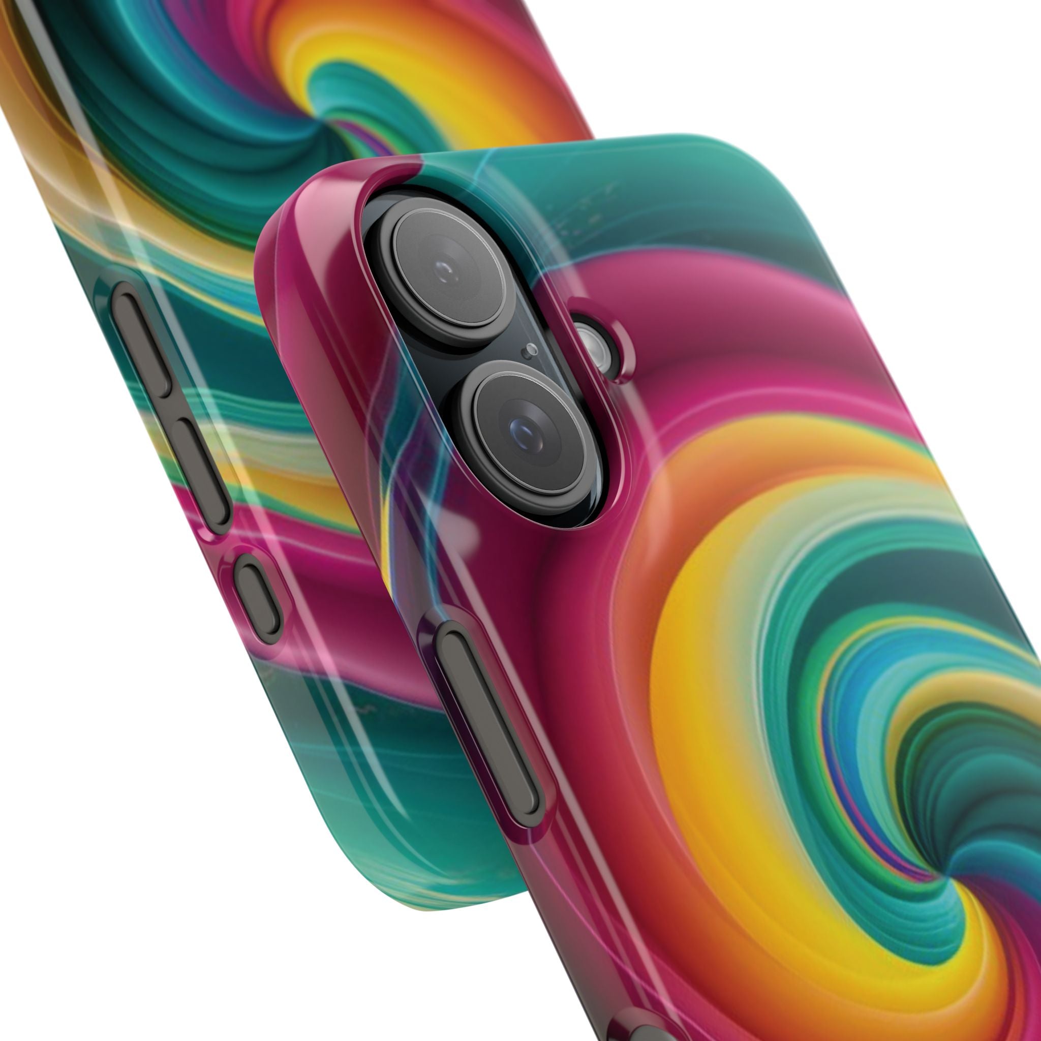 Colorful Abstract Swirl Phone Case I phone 18-13