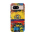 Phone Case, Ecuadorian Flag Paint Splash Design For Samsung And Google Pixel
