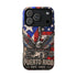 Puerto Rico Eagle Tough Magnetic Phone Case — Patriotic USA & PR Flag Design