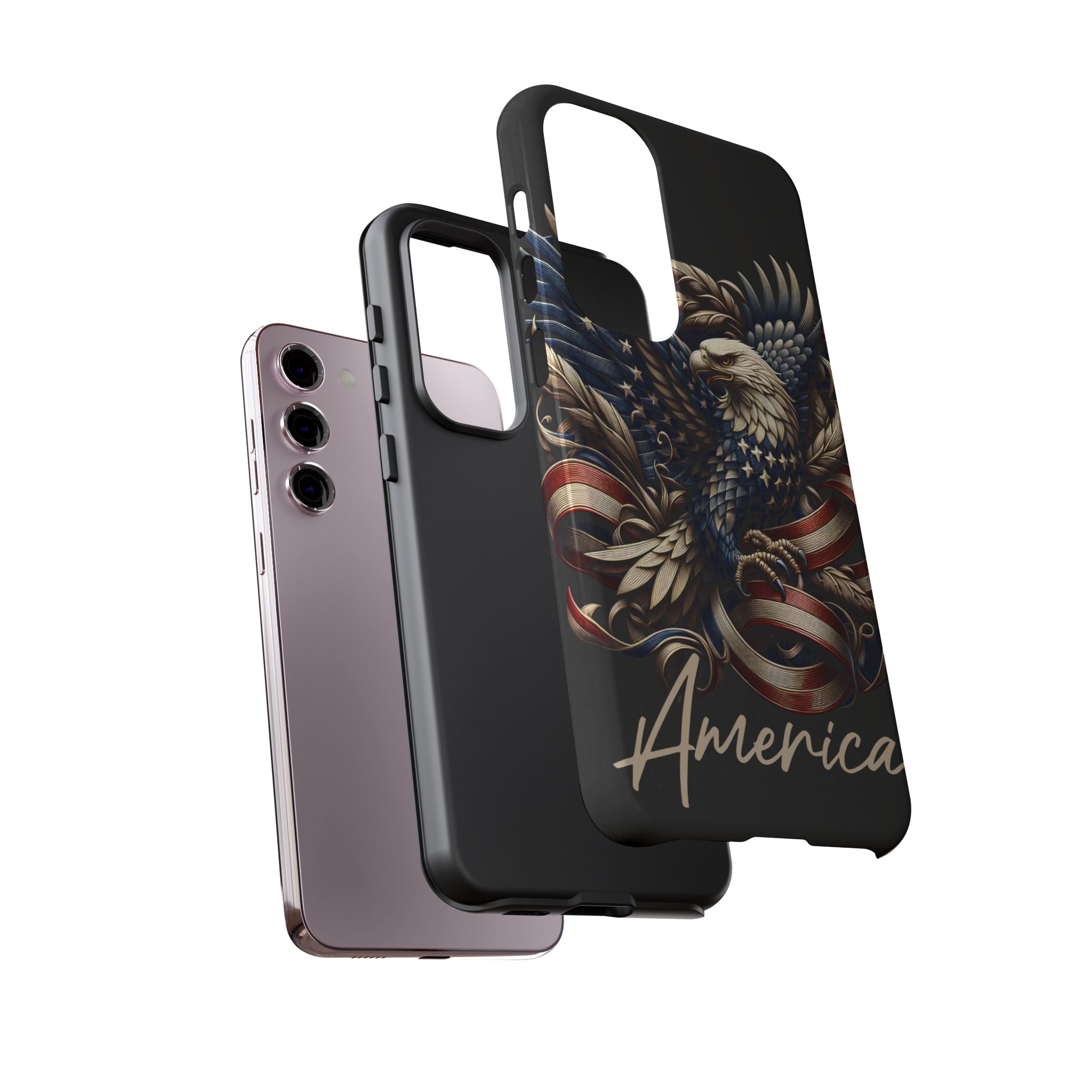 Phone Case - Patriotic American Eagle Design