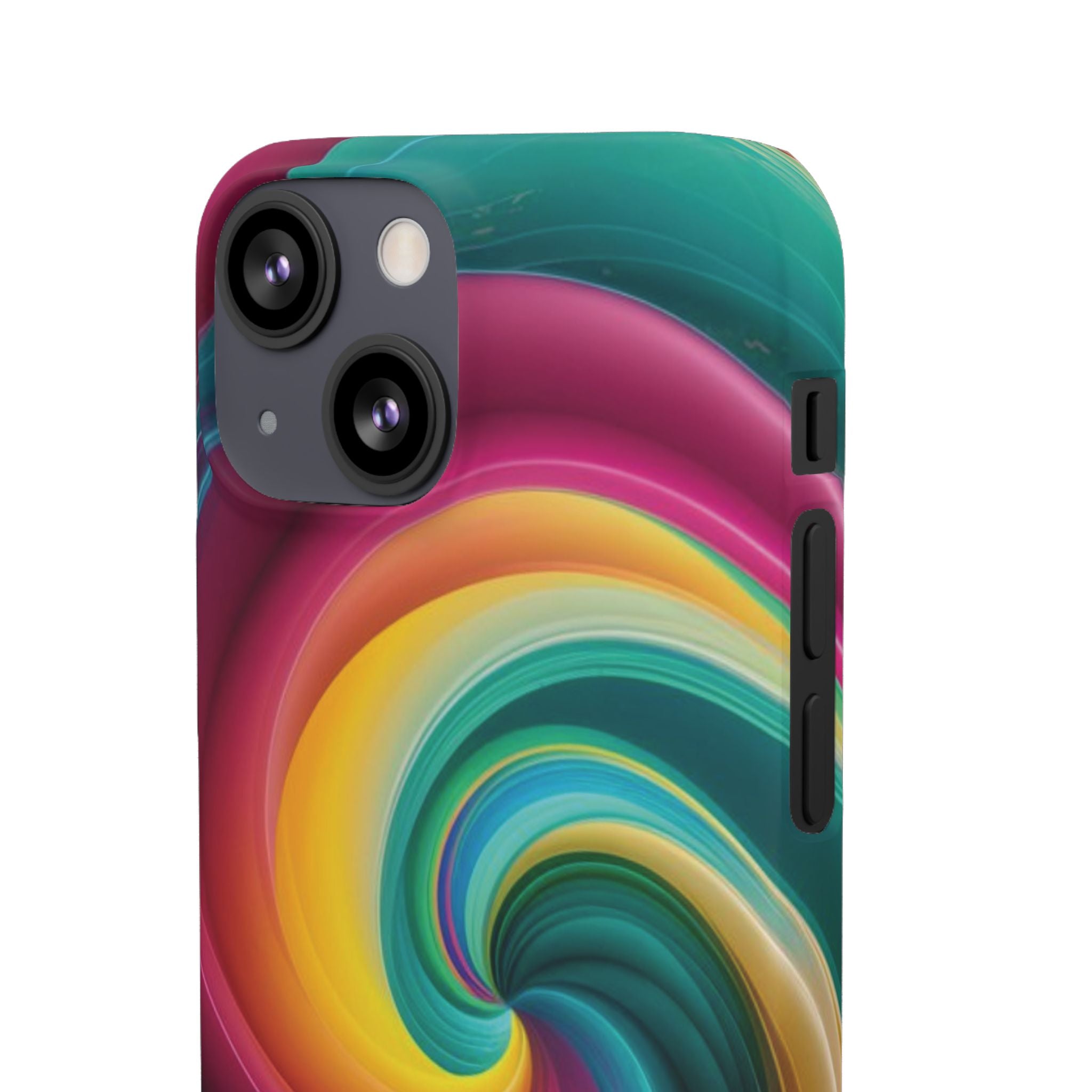 Colorful Abstract Swirl Phone Case I phone 18-13