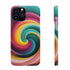 Colorful Abstract Swirl Phone Case I phone 18-13
