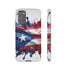 Phone Case For Samsung- Paint Splash Puerto Rican Flag