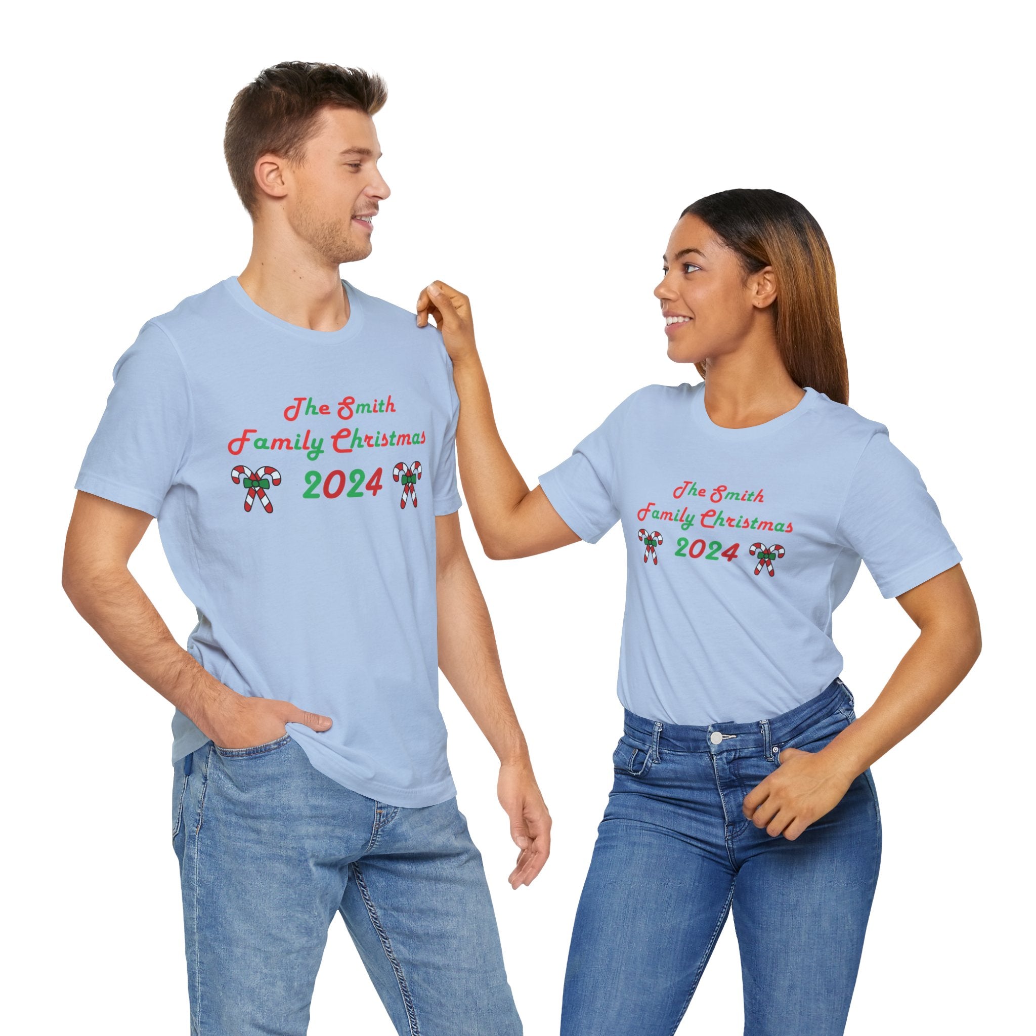 Family Christmas Personalized Unisex Shirt 2024