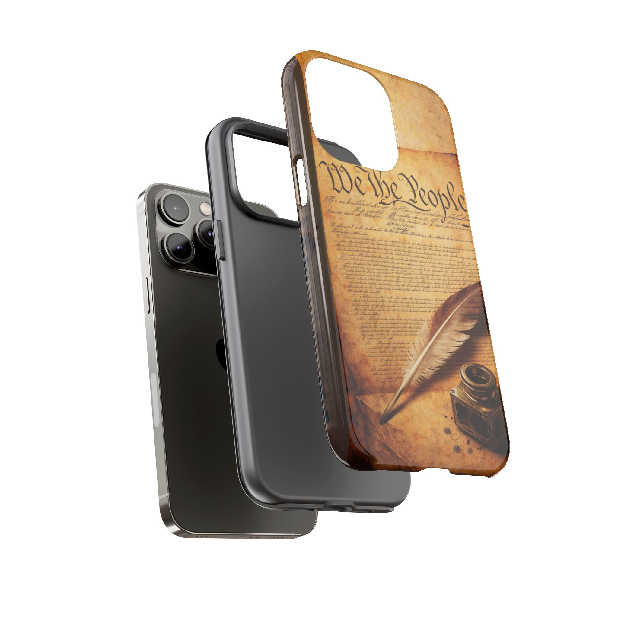 Patriotic "We The People" Phone Case — Vintage Constitution Design