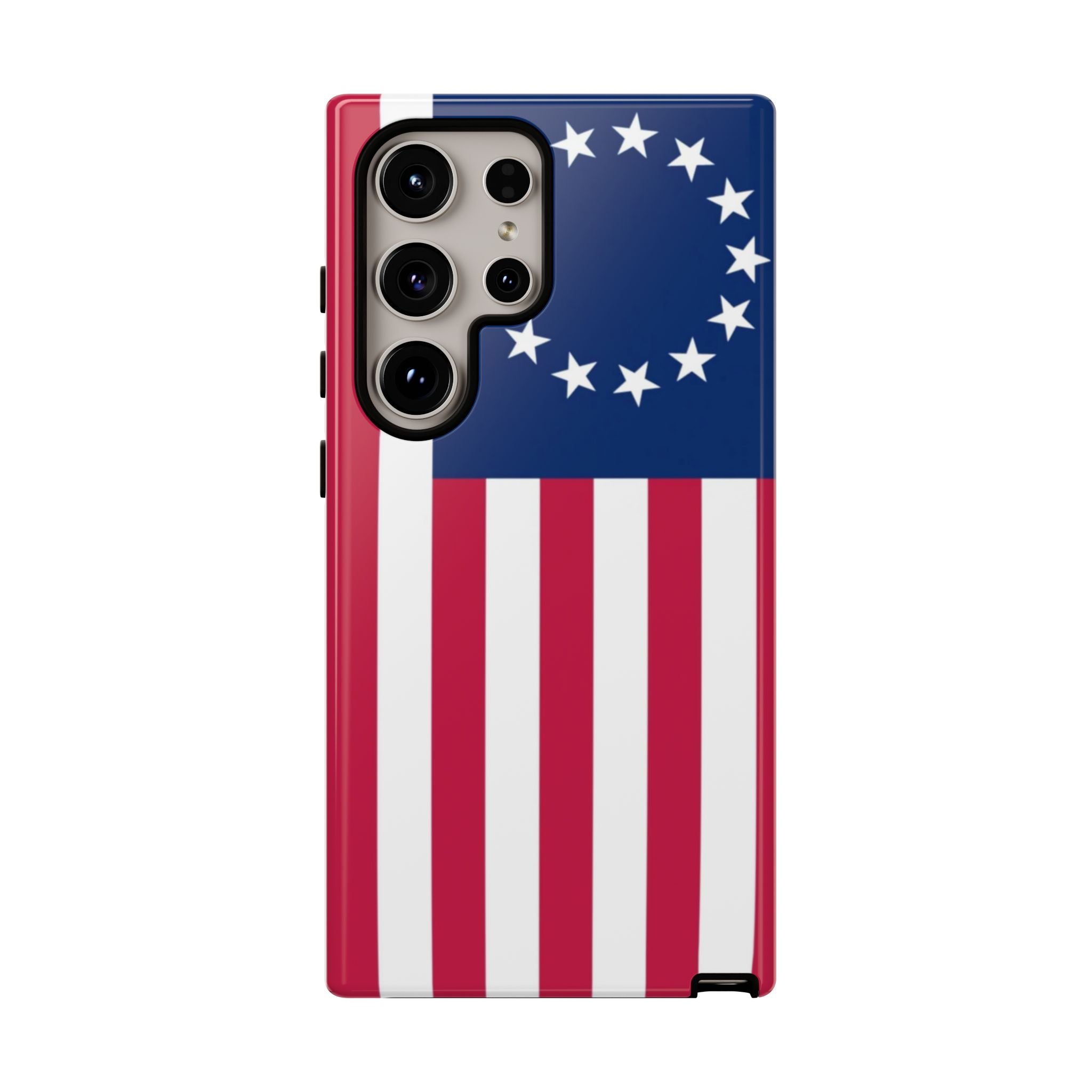 Betsy Ross Flag Tough Phone Case — Patriotic 13-Star American Protective Cover