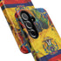 Phone Case, Ecuadorian Flag Paint Splash Design For Samsung And Google Pixel