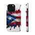 Puerto Rican Flag Paint Splash Design 17-13 - Magnetic Compatible
