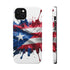 Puerto Rican Flag Paint Splash Design 17-13 - Magnetic Compatible