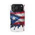 Puerto Rican Flag Paint Splash Design 17-13 - Magnetic Compatible