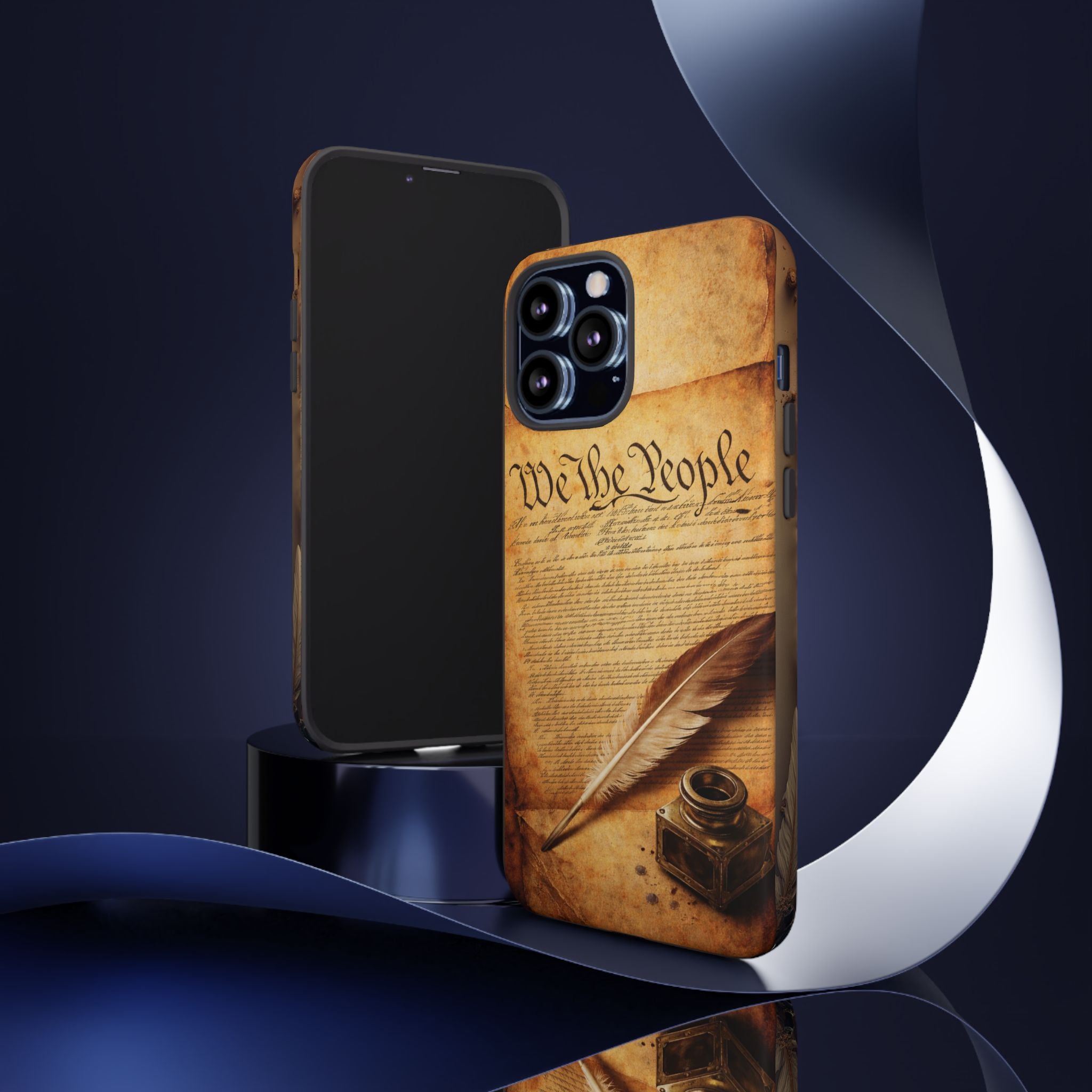 Patriotic "We The People" Phone Case — Vintage Constitution Design