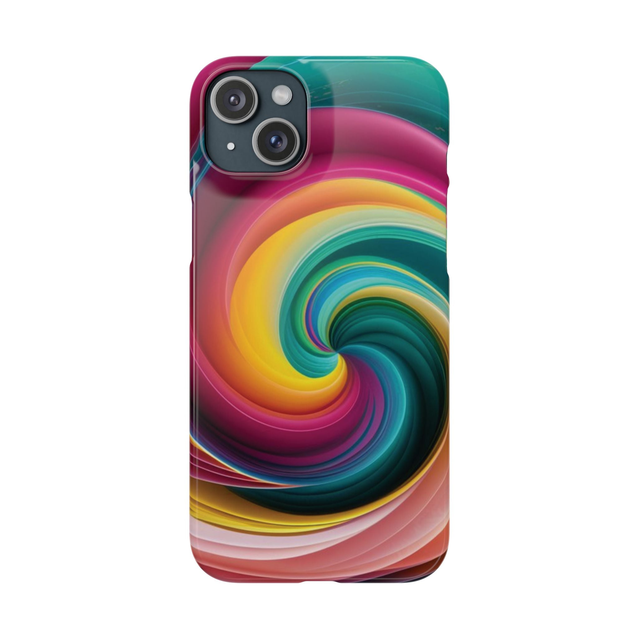 Colorful Abstract Swirl Phone Case I phone 18-13