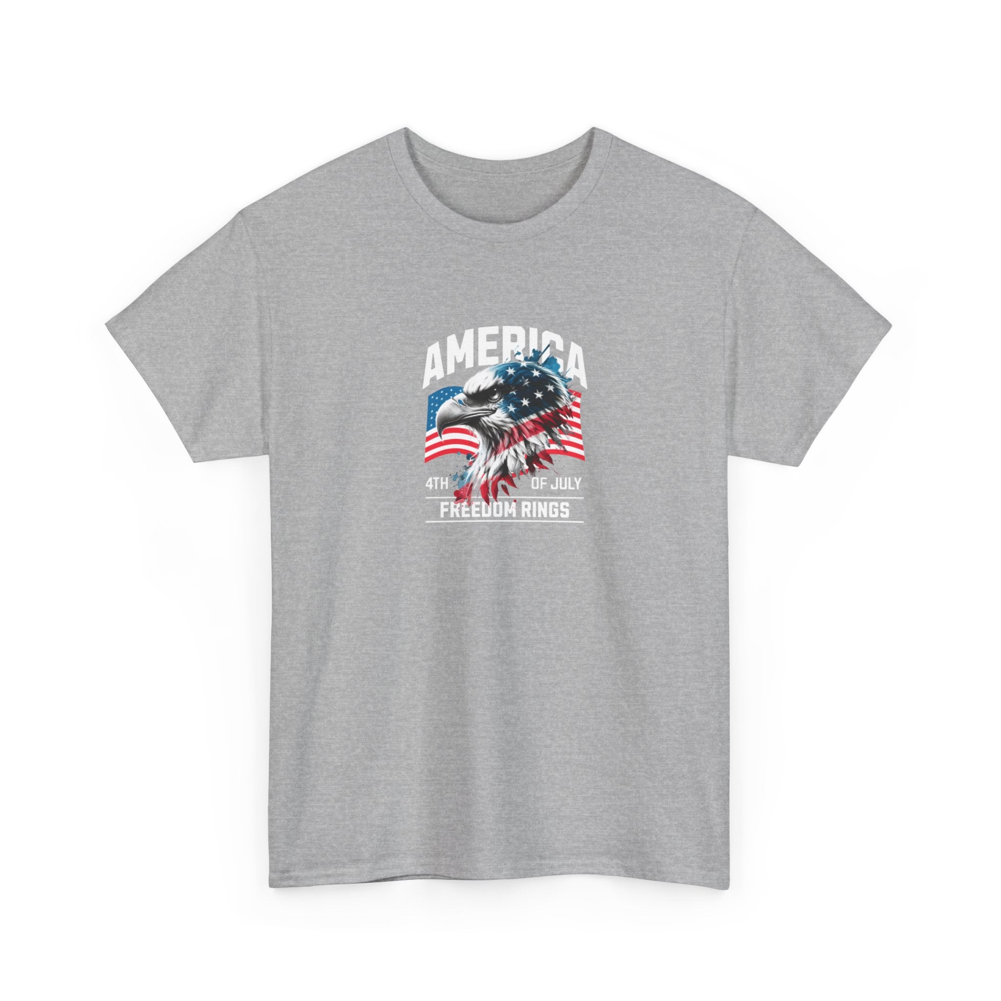 American Eagle Flag T-Shirt — Freedom Pride Patriotic Tee