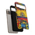 Phone Case, Ecuadorian Flag Paint Splash Design For Samsung And Google Pixel