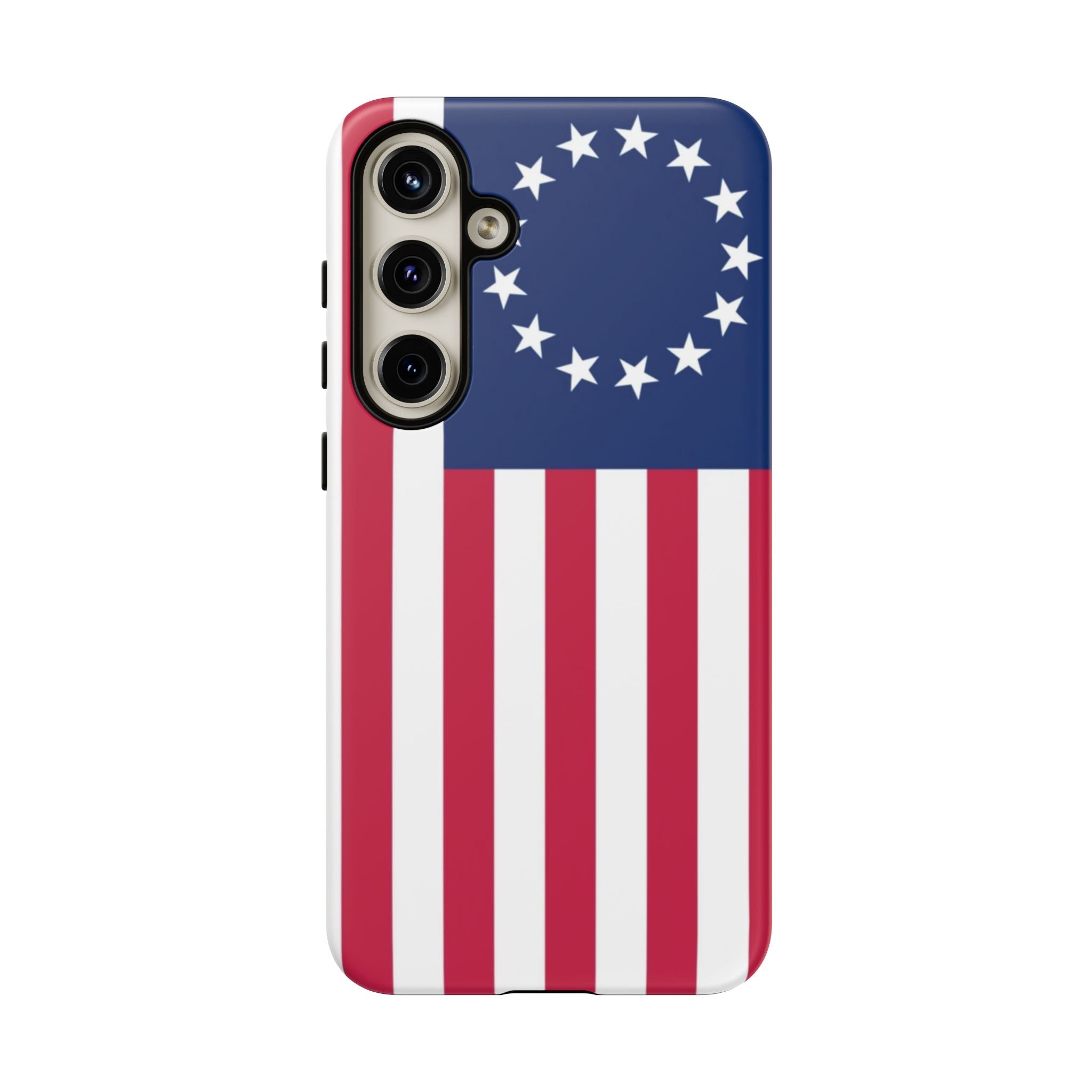 Betsy Ross Flag Tough Phone Case — Patriotic 13-Star American Protective Cover