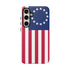 Betsy Ross Flag Tough Phone Case — Patriotic 13-Star American Protective Cover
