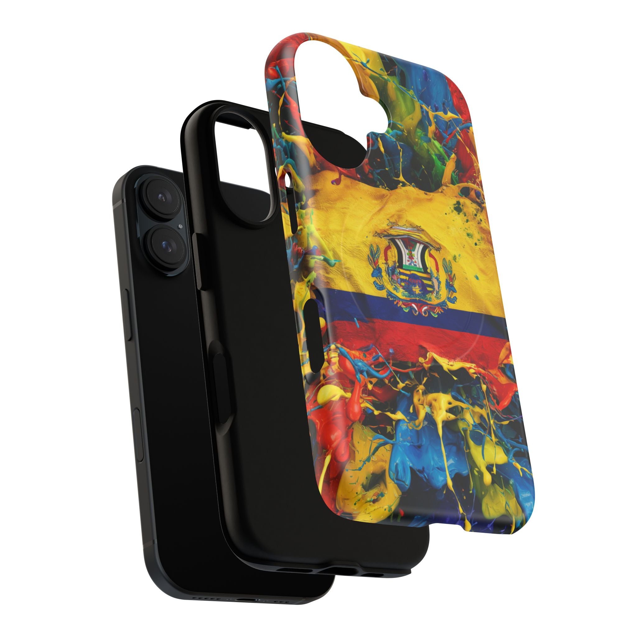 Paint Splash Phone Case, Ecuadorian design fits Iphone 14-16