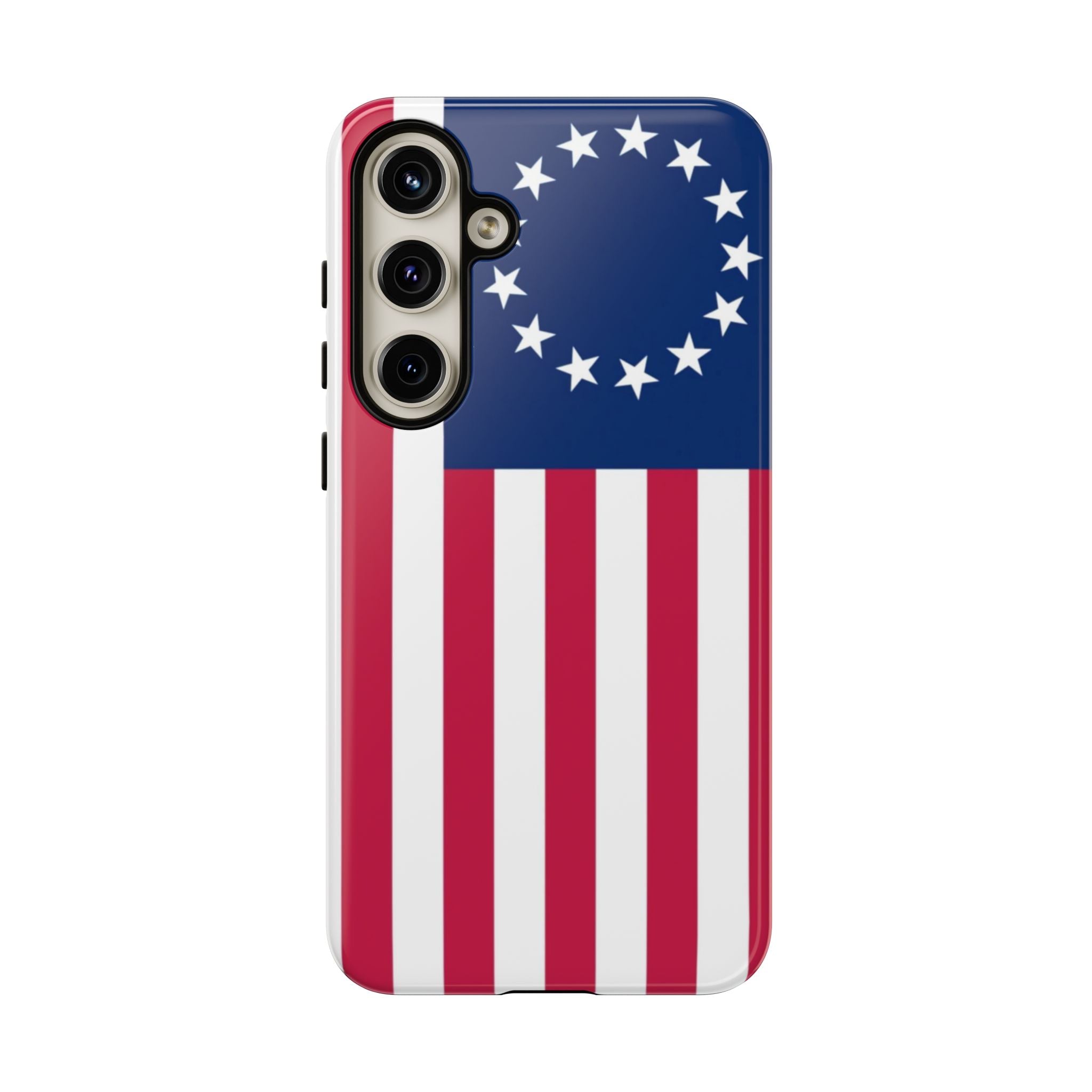 Betsy Ross Flag Tough Phone Case — Patriotic 13-Star American Protective Cover