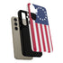 Betsy Ross Flag Tough Phone Case — Patriotic 13-Star American Protective Cover