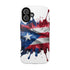 Puerto Rican Flag Paint Splash Design 17-13 - Magnetic Compatible