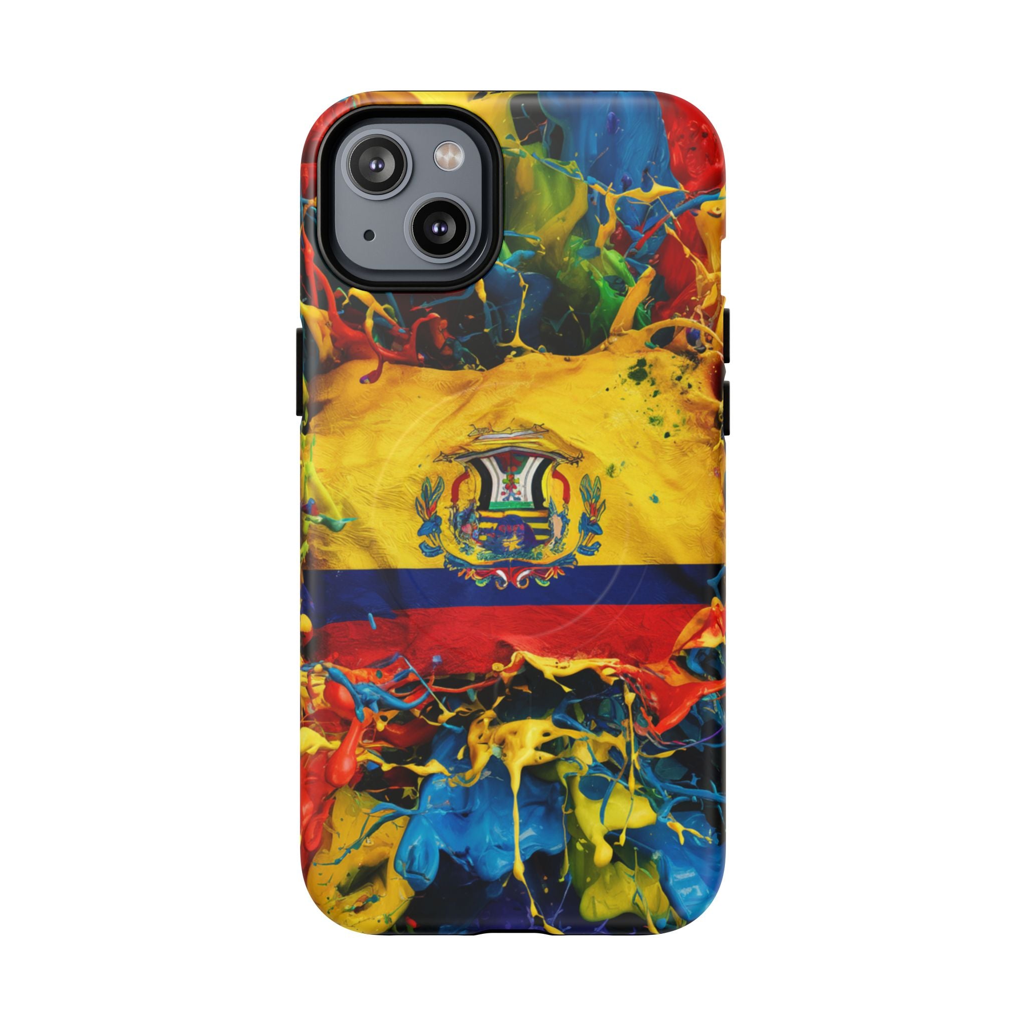 Paint Splash Phone Case, Ecuadorian design fits Iphone 14-16