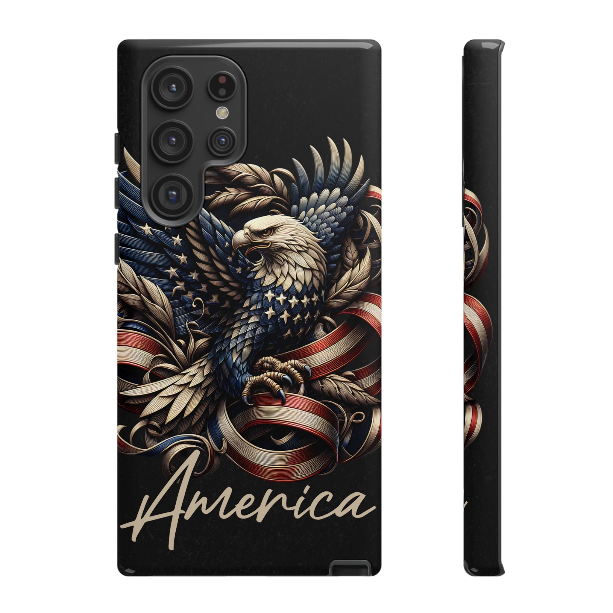 Phone Case - Patriotic American Eagle Design