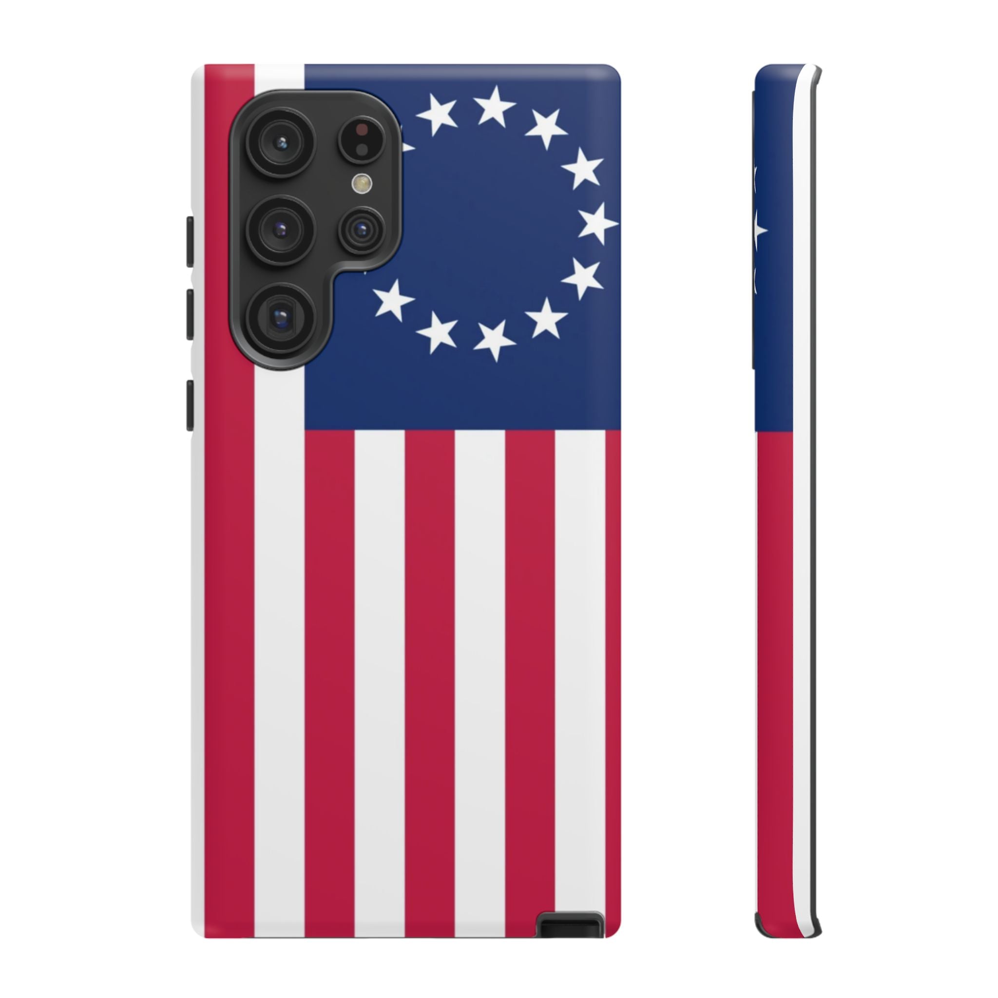 Betsy Ross Flag Tough Phone Case — Patriotic 13-Star American Protective Cover